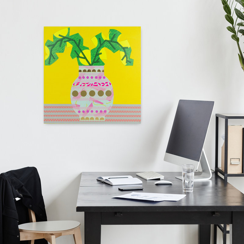 Art contemporain contemporain, H 18 po x l 18 po