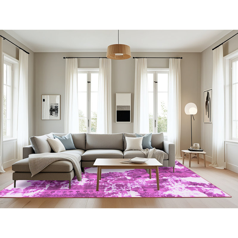 Tapis mauve Dalano, Rectangle 8 pi x 10 pi