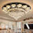 Luxury Modern Crystal Remote Dimmable Chandelier-1450106736