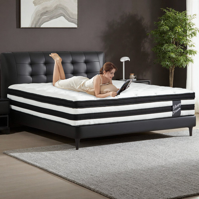 Matelas hybride simple TG 12 pouces Cooling Cooling, Très grand simple