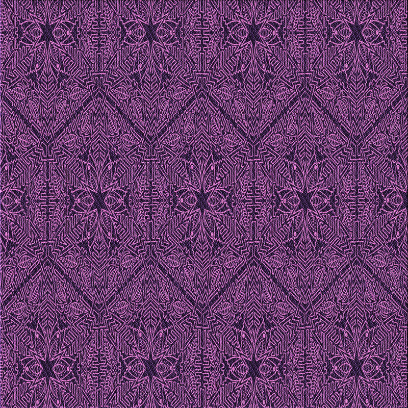 Tapis violet foncé, Carré 4 pi