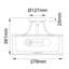 Baytown Glass Semi Flush Mount
