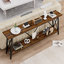 Console pour canapé extra longue avec tablettes-2015939930