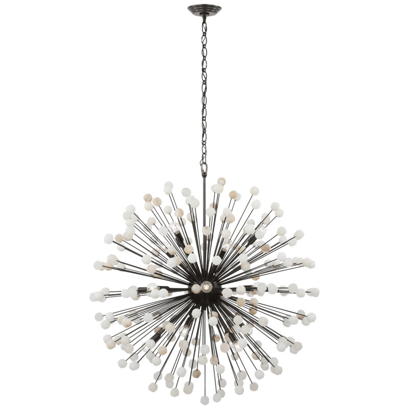 Lys 18 - Light Solid Brass Chandelier by Suzanne Kasler