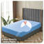 Jersey Knit King Size Sheets 4pc|100% T-Shirt Cotton Breathable Jersey Sheets Set| All Season , Denim-101033604-101033612