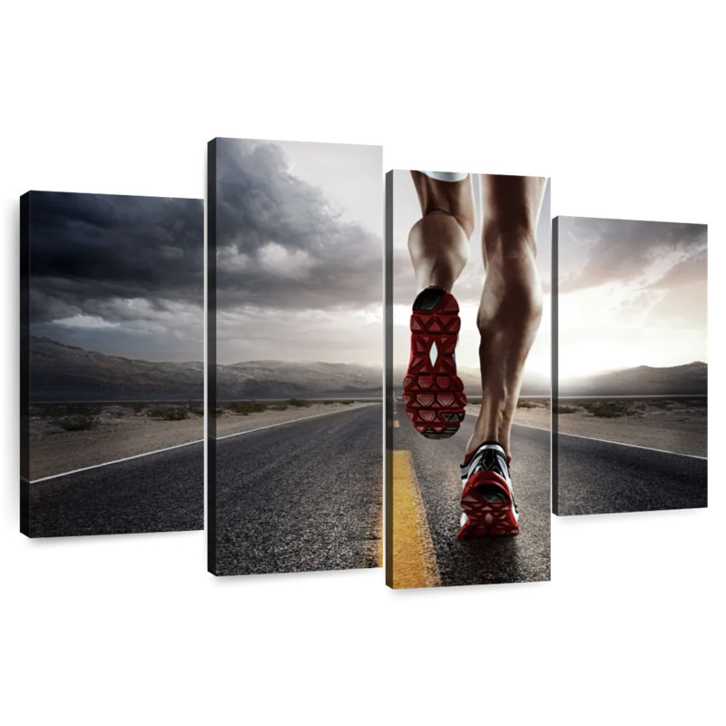 Sireci Athlete Running, 22" H x 36" W