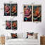 «Modern Blooming Rose», 2 pièces sur toile-1774968085-1774968088