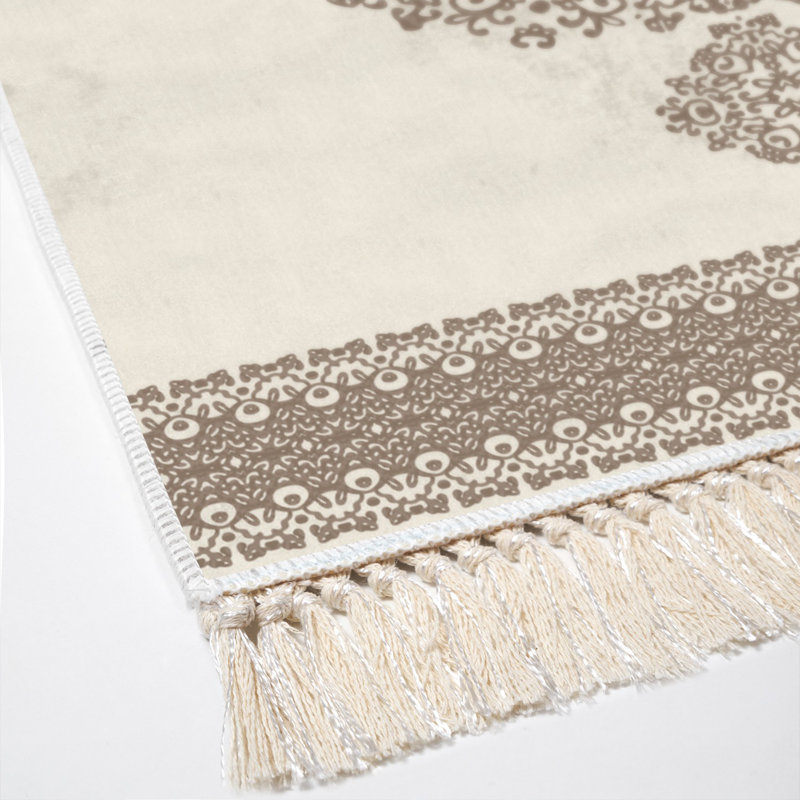 Tapis brun / beige Hayley, Rectangle 2 pi 7 po x 3 pi 11 po
