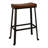 Modern Black 30" Barstool with Durable Powder-Coated Iron Frame-1607417529