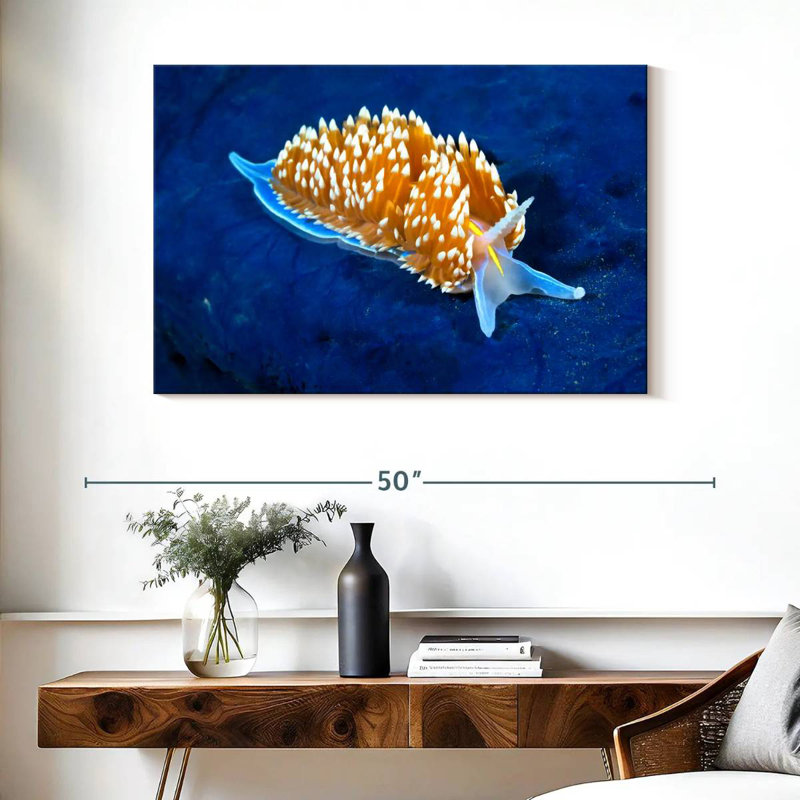 Crowle Glowing Nudibranch, 26" H x 39" W