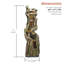 Fiberglass and Resin Tiered Woodcut Fountain-97804525
