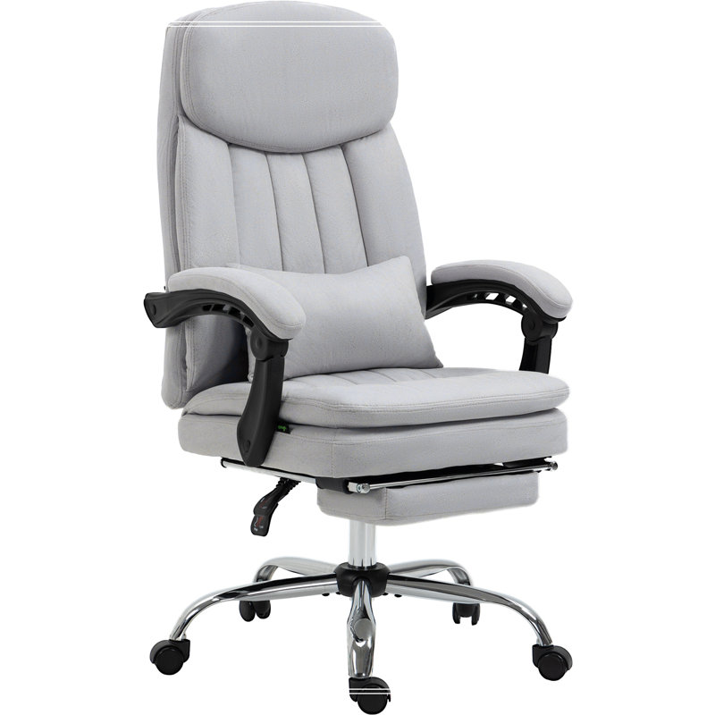 Fauteuil de bureau en microfibre, fauteuil de bureau pivotant, ordinateur inclinable chauffant