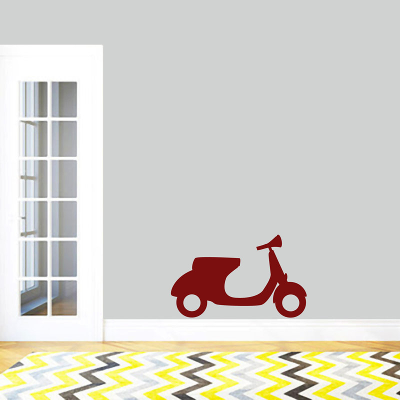 Décalcomanie murale scooter du moteur Monico, Canneberge