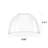 5.51" Clear Rounded Bowl Glass Shade(1-Pack)