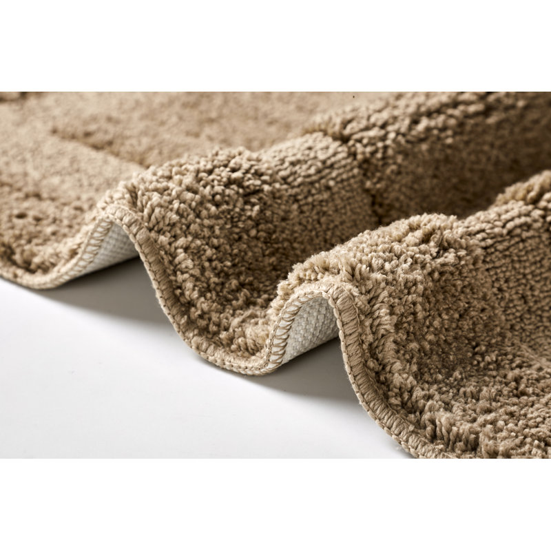 Eunji Non-Slip Bath Rug, Brown
