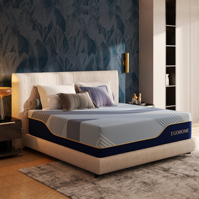  EGOHOME 12” Medium Copper-Infused Gel Memory Foam Mattress in a Box