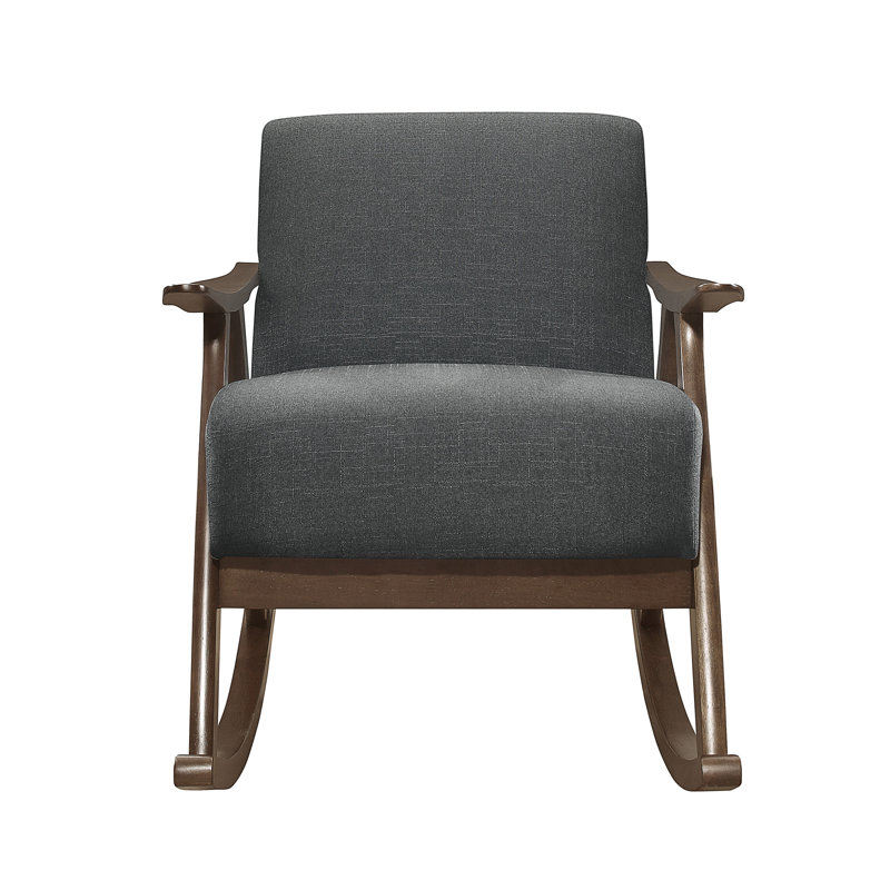 Chaise berçante Caimin, Duplicata gris foncé