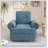 Manual Recliner Sofa With Swivel And Rocker, Adjustable Backrest For Ultimate Comfort In Living Room, Bedroom, Or Nursery-809687672