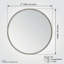 Miroir d'appoint mural 30 po-1097565476
