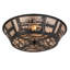Rustic Lodge 4 - Light Flush Mount