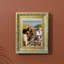 Cadre photo décoratif antique en or 1pc pour photos 5 "x 7" et présentation de photos de mariage
