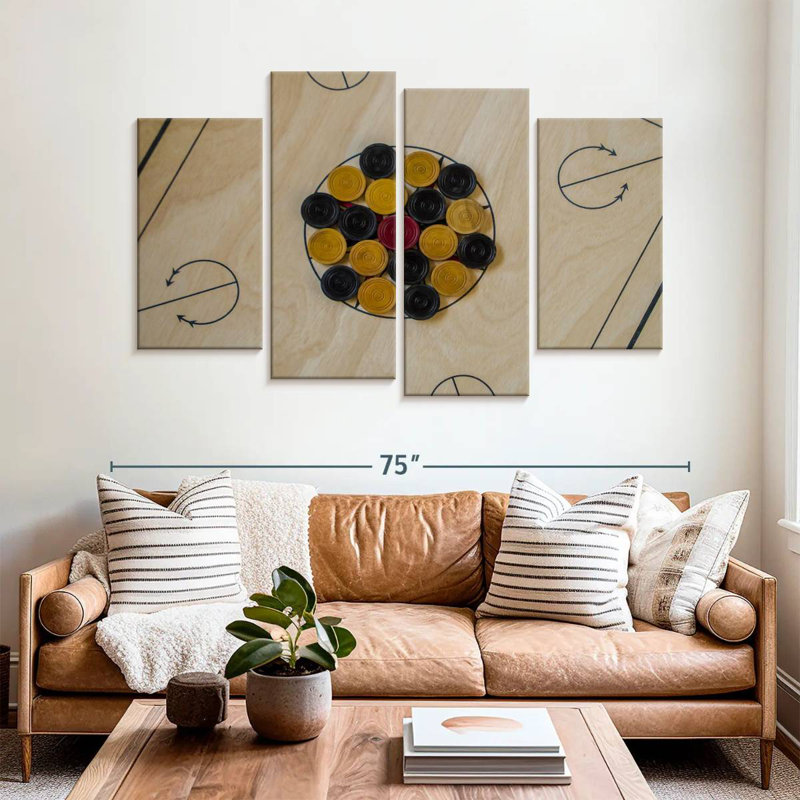 Carrom Board Game, 42" H x 68" W