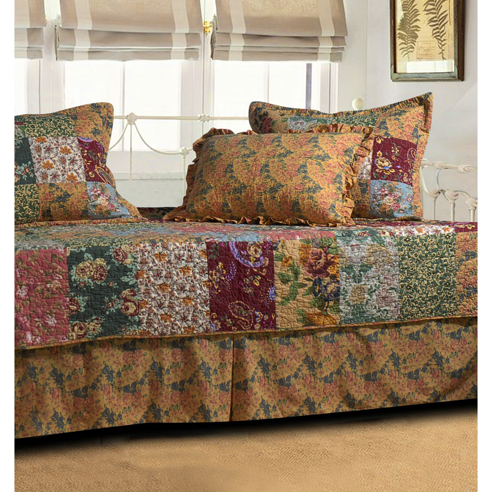 Antique Cotton Bedspread Set