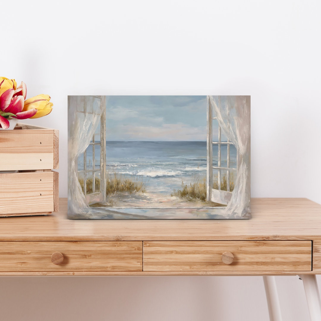 To The Beach Dreamy Peaceful Serene Coastal Wall Art Print