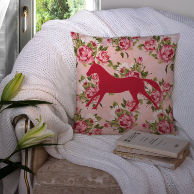  Coussin 14 "Horse Shabby Elegance