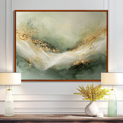 «Ephemeral Emerald Pathway To The Gemstone III», art mural encadré en marbre