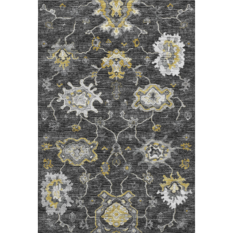 Ellenmarie Area Rug with Non-Slip Backing