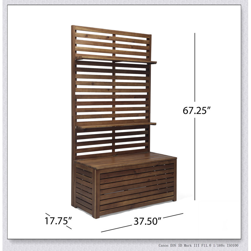 SYLMAR STORAGE BENCH WITH RACK Versatility, modern application, comfort and durability