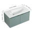 Meuble-lavabo flottant 36 po avec lavabo en résine