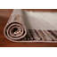 Tapis oriental transitionnel rayé ivoire 4 x 6