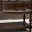 Console en bois massif noyer