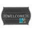 Metallic Welcome Door Mat Outdoor Doormat-334986207