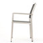 Chaises d'extérieur grises avec structure en aluminium (2) -, météo, moderne pour le jardin et la terrasse Cape Coral - aluminium, bord de piscine