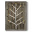 Impression encadrée Wooded White Christmas Collection B - Bois massif-706856275