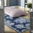 Mauve Polyester Bedding Sets, Floral Design For Modern Bedroom