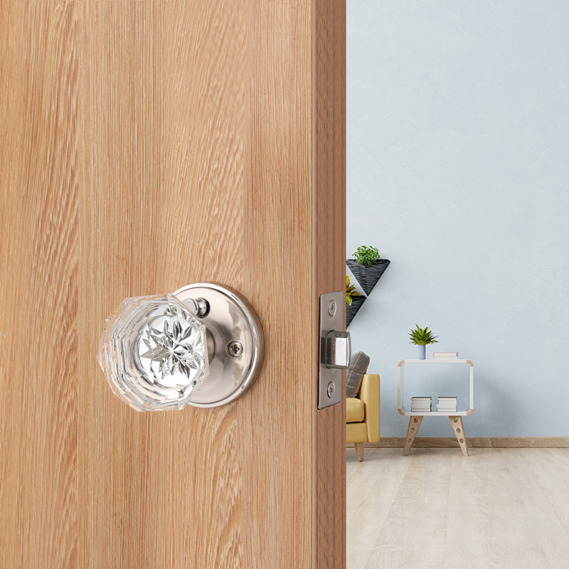 Privacy Door Knob, Satin Nickel