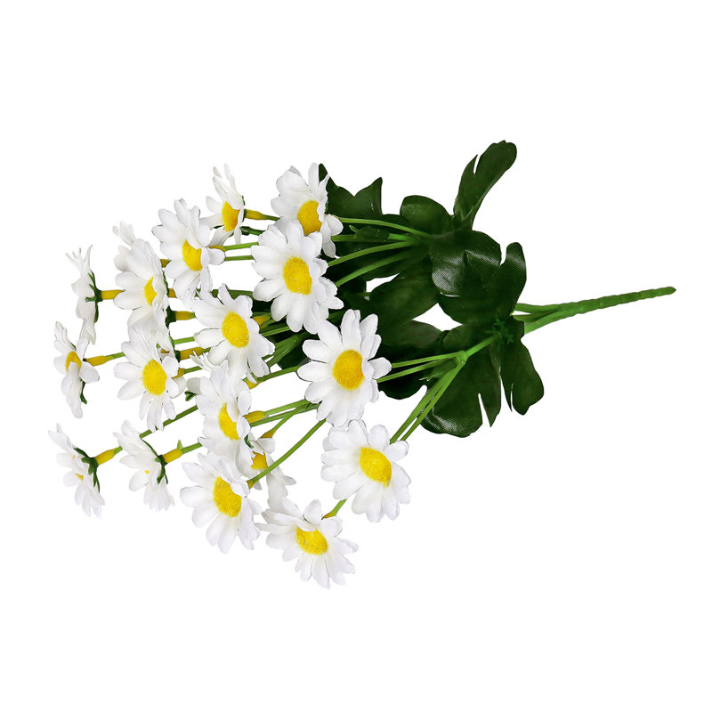 Mini-buissons de marguerite artificiels, Blanc