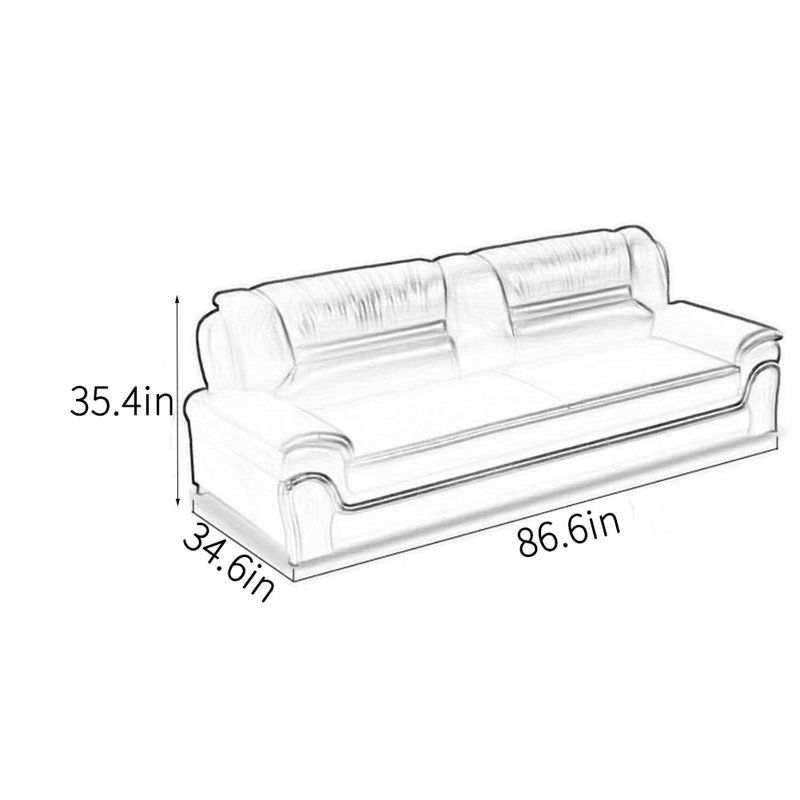 Simple modern business office sofa