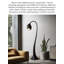 Lampe sur pied moderne en bois massif minimaliste