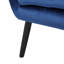 Chaise avec accoudoirs en velours Mid-Century-1503922373-1503922374