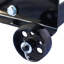 Élévateur pneumatique pneumatique 1000 lb Table élévatrice de capacité pour VTT / motocyclette mobile, vérin manuel / pneumatique robuste avec rampe amovible