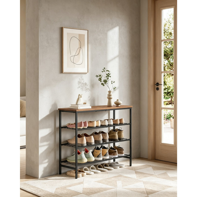 12 Pair Shoe Rack
