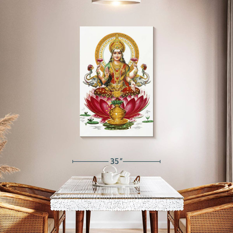 Adella Goddess Lakshmi, 45" H x 30" W