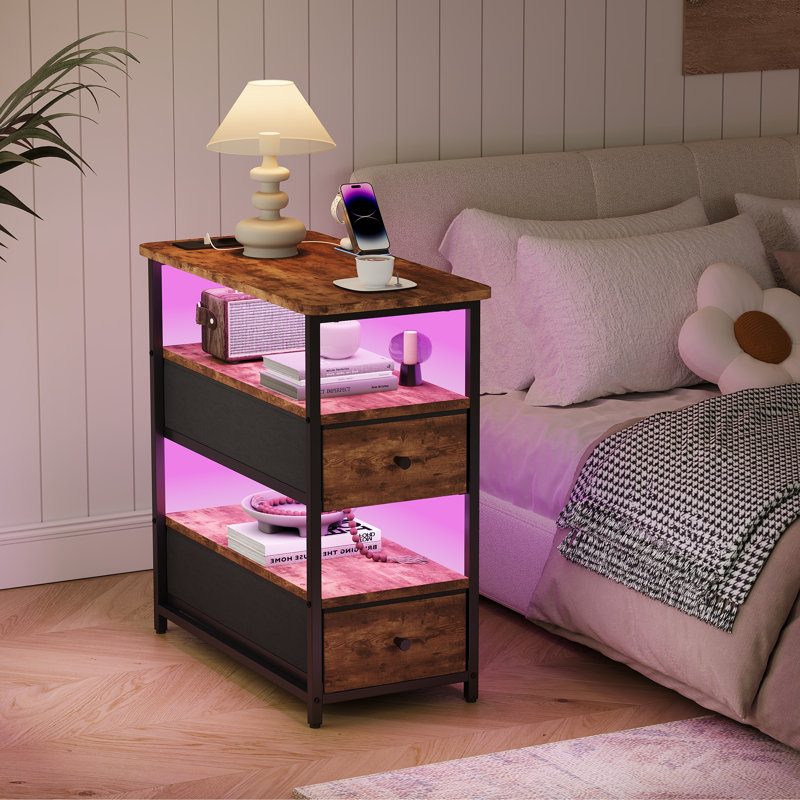 End Table, Dark Brown