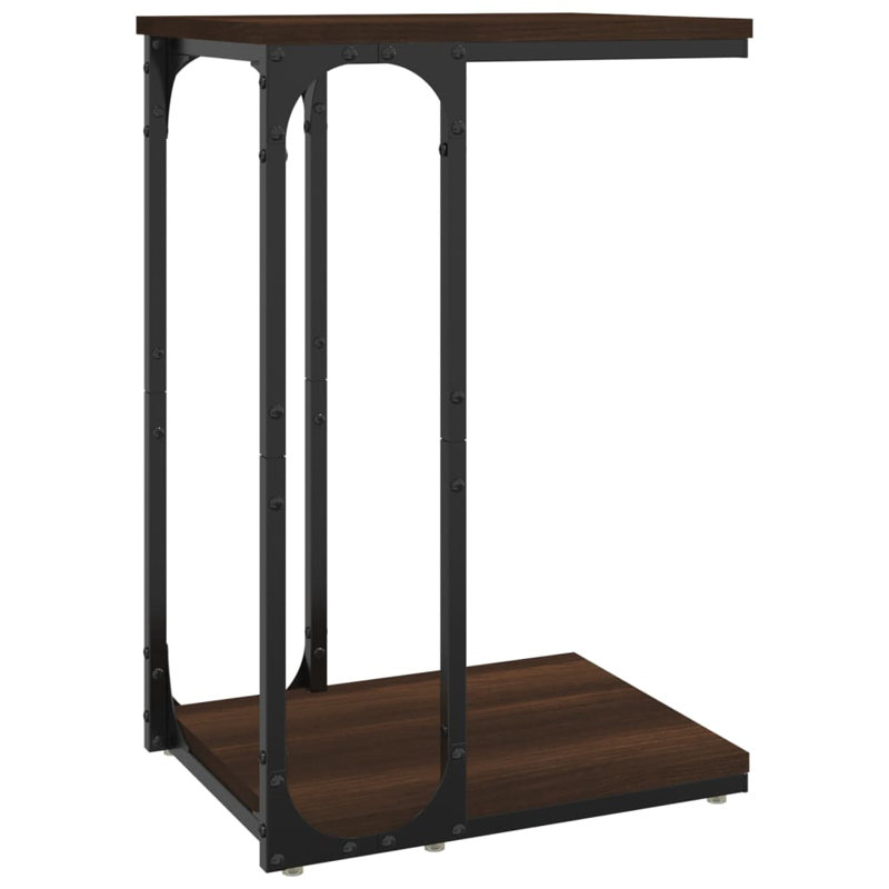 Afrida Frame End Table, Brown