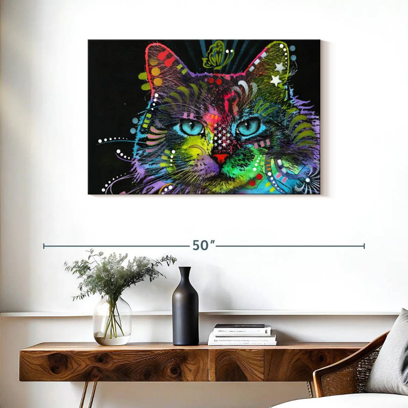 Blue Stare, 24" H x 36" W